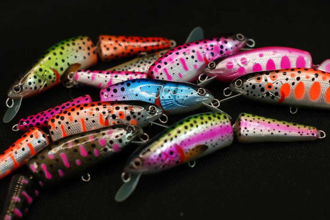 Pan Lure Jointed Trout Fishing Lure 100 MM